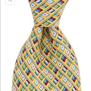 Vineyard‎ Vines Flags Printed Mens Tie new nautical yellow new